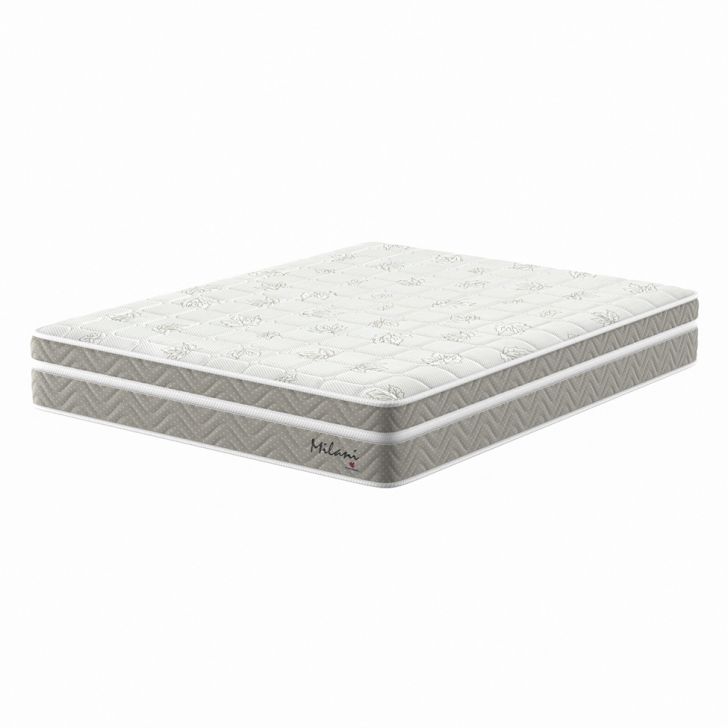 Colchão Queen Milani Mola Verticoil (26x158x198) Bege
