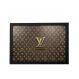 Quadro Decorativo Metal Louis Vuitton Mono Marrom 40x30x1cm