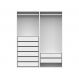 Guarda-Roupa Modulado com Cabideiros Tuyo 8 GV Branco 180 cm