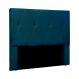 Cabeceira Decorativa Queen Size 1,60M Yves Veludo Azul Marinho G63 - Gran Belo