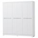 Guarda Roupa Casal 6 Portas 217x202 cm E530 Branco Kappesberg