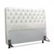 Cabeceira de Cama Box Casal 138cm Pádua Couro Branco