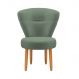 Conjunto 6 Cadeiras Decor para Sala de Jantar Maquiagem Recepção Tecido Veludo Pés de Madeira