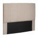Cabeceira Casal Ravenna Suede Bege