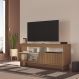 Rack para TV até 65 Polegadas 160cm com 1 Porta Multimóveis CR45320 Cinamomo/Off White