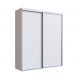 Guarda-Roupa Solteiro Ávila 2 Portas 2 Gavetas Branco