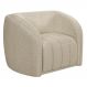 Poltrona Decorativa para Sala 112cm Meris M22 Bouclê Bege - Mpozenato