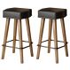 2 Banquetas Alta com Encosto para Bar Cozinha MOBLAN decor