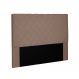 Cabeceira Dubai Para Cama Box Solteiro 90 cm Suede Caramelo - D'Rossi
