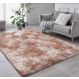 Tapete Pelo Alto Felpudo Macio Anti Derrapante Anti Alérgico Mesclado Bege - 200 x 200 cm Tapete para Sala e Quartos