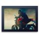 Quadro Decorativo Moto 09-24x34Cm