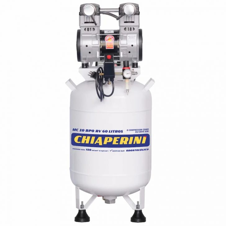 Compressor Odontológico Chiaperini Mc 10bpo 60 Lts 220v