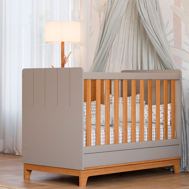 Berço Minicama Biscoito Fendi e Nature