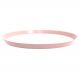 Kit 48 Bandejas Redondas 34cm Rosa Buffet Evento Restaurante Crippa Bubble
