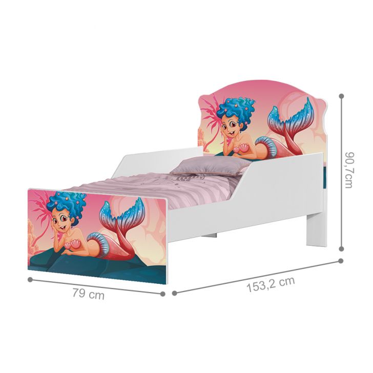 Mini Cama Sereias Bela