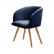 Poltrona Decorativa Atenas - Suede Azul