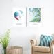 Quadro Frase Diver Mar e Praia 62x43 2-43x30 Caixa Branco
