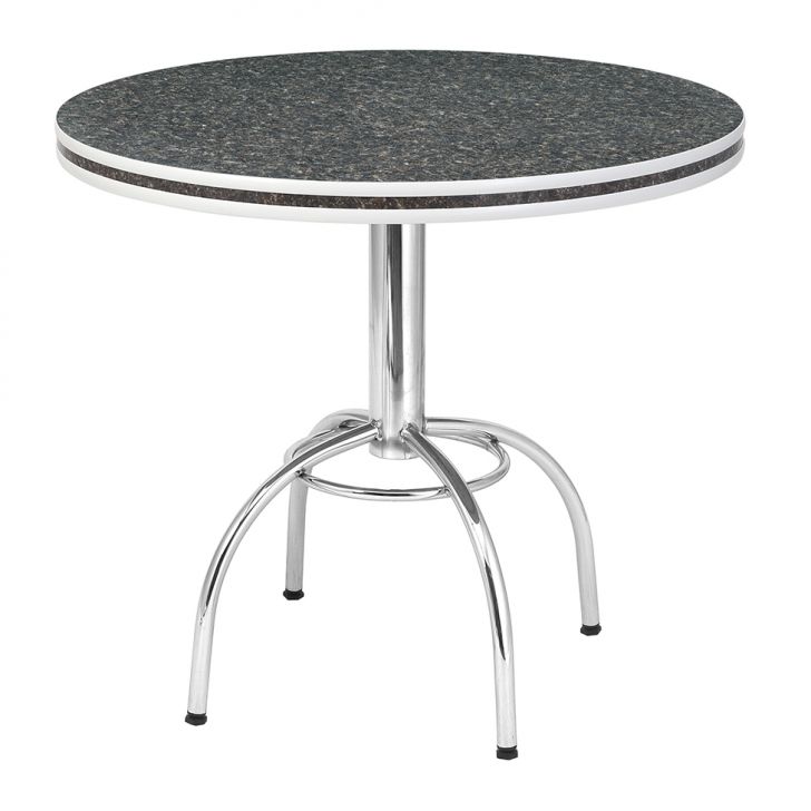 Mesa De Jantar Redonda Special Cromada 90 Cm