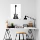 Quadro Instrumento Musical Guitarra 100x70 Sem Moldura