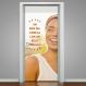 Adesivo de Porta Belo Sorriso-63X210Cm