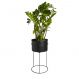 Suporte de Plantas com vaso Humaitá Cor:Preto