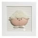 Quadro Decorativo Cara De Ovelha Quarto Bebê Infantil Menina Menino