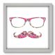 Quadro Decorativo - Mustache - 061qdvb