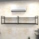Estante industrial escritório aço cor preto 180x30x40cm (C)x(L)x(A) cor mdf preto modelo ind40pes
