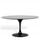 Mesa Saarinen Tulip Jantar São Gabriel 198x122cm Base Preta