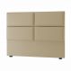 Cabeceira Solteiro Bia 90 CM Suede Marfim - D A Decor