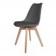 Cadeira para Sala de Jantar Saarinen Cinza