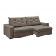 Image of Sofá 4 Lugares Retrátil e Reclinável Flexforma Premier Camurça 250 cm LI181UP48MUXMOB