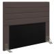 Cabeceira Cama Box Casal 140CM Rubi D10 Corano Marrom - Mpozenato