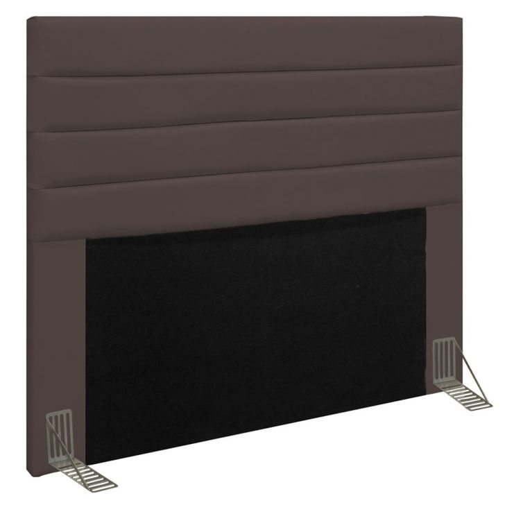 Cabeceira Cama Box Casal 140CM Rubi D10 Corano Marrom - Mpozenato
