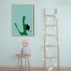 Quadro Infantil Cartoon Jacaré 60x43 Filete Marfim