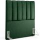 Cabeceira Cama Box Solteiro 100 cm Dália W01 Facto Verde Musgo - Lyam Decor