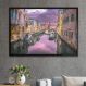 Quadro Decorativo Veneza Por Do Sol-24x34Cm