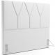 Cabeceira Cama Box Queen 160 cm Aurora W01 Facto Branco - Lyam Decor
