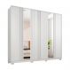 Image of Guarda-Roupa Casal com Espelho Mozart 6 Portas 4 Gavetas Branco MO895CL48ZTJMOB
