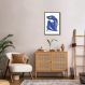 Quadro Matisse Blue Woman 86x60 Caixa Marrom