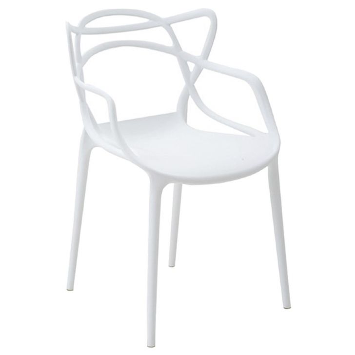 Cadeira Decorativa Sala e Cozinha Feliti (PP) Branca G56 - Gran Belo