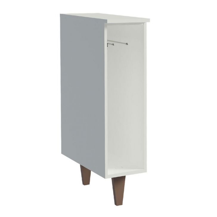 Balcão Armário de Cozinha Porta Pano Branco Reims Madesa