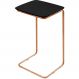 Mesa de Apoio Slim Preto em Metal Cobre