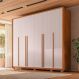 Guarda-Roupa Casal Espartacus 6 Portas 6 Gavetas Freijó e Off White