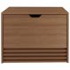 Balcao Gabinete 1 Gaveta Ripada BN3613 Amendoa Tecno Mobili