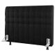 Cabeceira Cama Box Casal Dahlia 140cm Com Frame Suede Preto - Desk Design