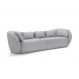 Sofá 3 Lugares Dubai Itacaré Cinza 212 cm