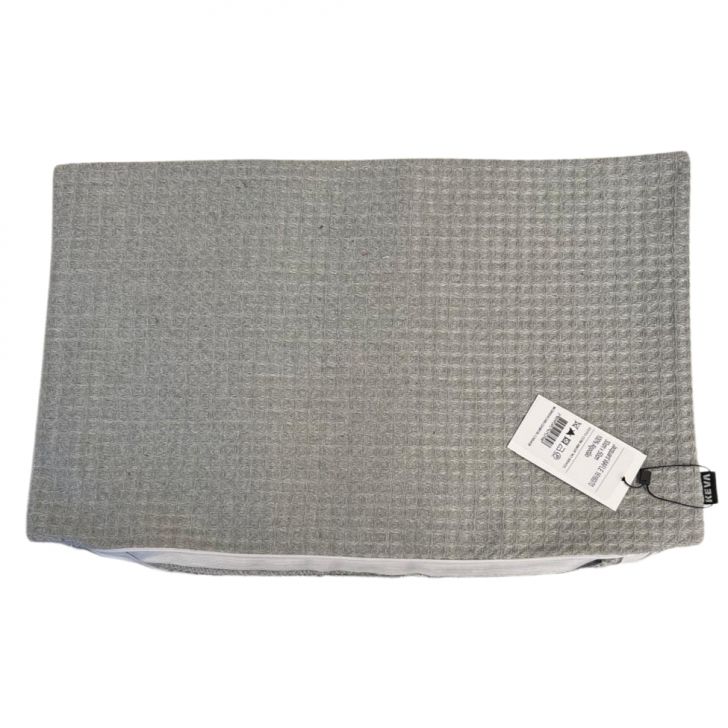Almofada Jacquard Waffle 30x50 Cinza