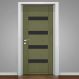 Adesivo para Porta Madeira Verde Musgo-73X210Cm