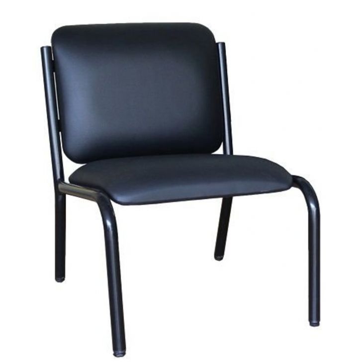 Sofá Para Recepção De Escritório Linha Recepção Plus Preto